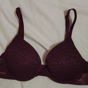 PINK Victoria's Secret Purple Bra Molded Cup Intimates